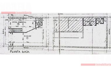 Sánchez de Loria 700  Depósito c/ vivienda en lote propio 8,37 x 61mts. T512m².