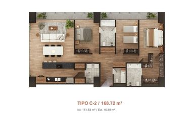 Departamento de Lujo en Preventa Providencia Country Club