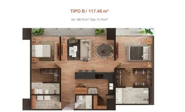 Departamento de Lujo en Preventa Providencia Country Club