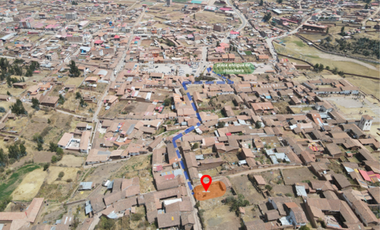 VENDO LOTE 400 M2 EN ESQUINA CHINCHERO CERCADO URUBAMBA CUSCO PERÚ