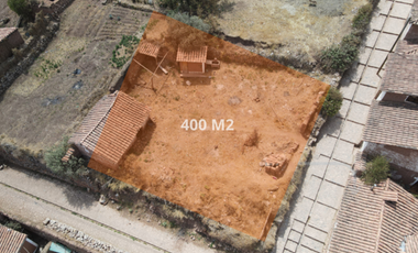 VENDO LOTE 400 M2 EN ESQUINA CHINCHERO CERCADO URUBAMBA CUSCO PERÚ