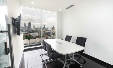OFICINA / OBARRIO / PH OFFICE ONE / 110M2 / 5 ESPACIOS / AMOBLADA
