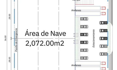 VENTA DE BODEGA NAVE INDUSTRIAL EN PARQUE INDUSTRIAL SANTA CATARINA