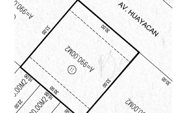Terreno comercial en renta sobre Av. Huayacán, Cancún