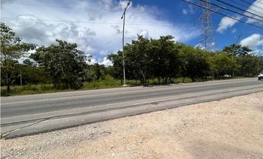 Terreno comercial en renta sobre Av. Huayacán, Cancún