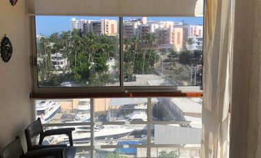Se vende departamento en el condominio  los Cocos con playa y muelle privado en Acapulco