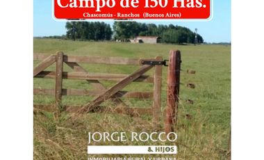 Campo en venta en Chascomus - Ranchos. 150 Has. ganaderas