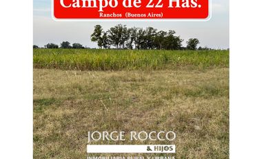 Campo en venta en Ranchos. 22 Has mixto