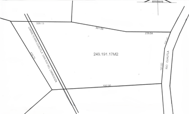 Rancho en venta como terreno