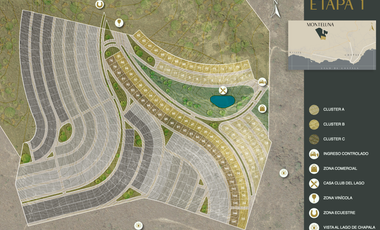 TERRENO EN AJIJIC EN VENTA CON PROYECTO MONTELUNA