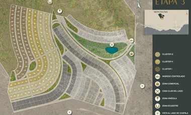 TERRENO EN AJIJIC EN VENTA CON PROYECTO MONTELUNA