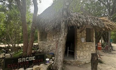TERRENO VENTA PUEBLO SACBE PLAYA DEL CARMEN COMUNIDAD ECO SUSTENTABLE CON CENOTE