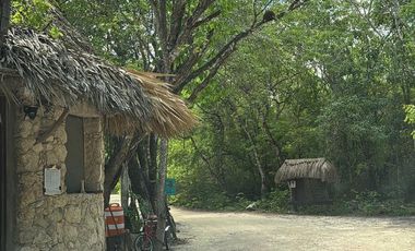 TERRENO VENTA PUEBLO SACBE PLAYA DEL CARMEN COMUNIDAD ECO SUSTENTABLE CON CENOTE
