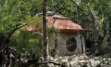TERRENO VENTA PUEBLO SACBE PLAYA DEL CARMEN COMUNIDAD ECO SUSTENTABLE CON CENOTE