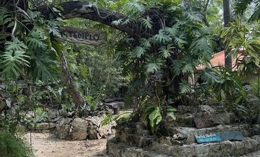 TERRENO VENTA PUEBLO SACBE PLAYA DEL CARMEN COMUNIDAD ECO SUSTENTABLE CON CENOTE