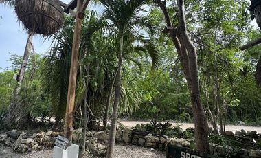 TERRENO VENTA PUEBLO SACBE PLAYA DEL CARMEN COMUNIDAD ECO SUSTENTABLE CON CENOTE