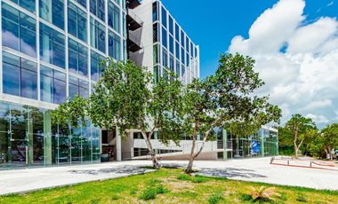 VENTA OFICINA 40M2 EQUIPADA FRENTE A STARBUCKS PLAYA DEL CARMEN PLAZA AMERICAS