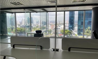 Se Alquila Oficina San Fco.Punta Pacífica Mant. Incl. 170Mts $2.200.oo