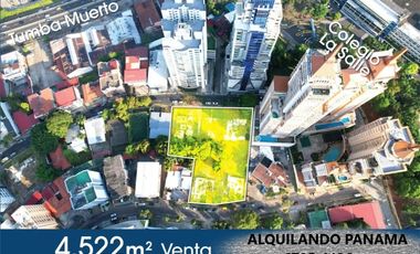 Se Vende Terreno El Cangrejo 4.522 Metros $7.000.000.oo