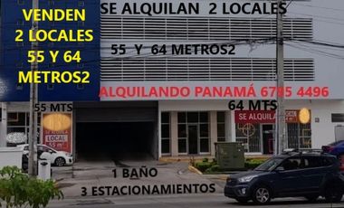 Se Alquilan 2 Locales Tumba Muerto 55 // 64 Mts. $799.oo $960.oo