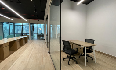 OFICINA EN CALLE 50 TOWER BANK  AMOBLADA 149M2 SERVICIOS INCLUIDOS