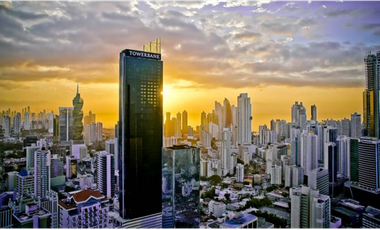 OFICINA EN CALLE 50 TOWER BANK AMOBLADA 153M2 SERVICIOS INCLUIDOS