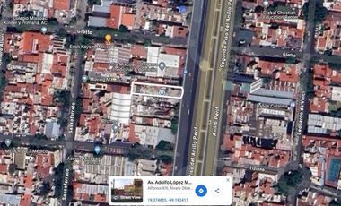 Renta Terreno en Periférico, Col. Alfonso XIII uso de suelo comercial