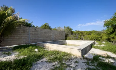 CASA EN VENTA EN SEGUNDA FILA DE LAS PLAYAS DE SISAL, YUCATÁN.
