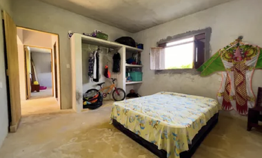 CASA EN VENTA EN SEGUNDA FILA DE LAS PLAYAS DE SISAL, YUCATÁN.