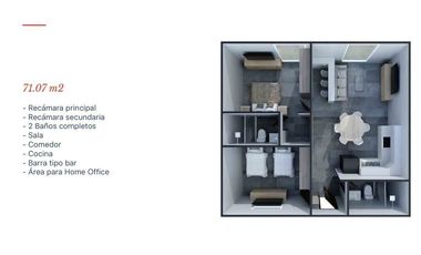 Departamento en venta en Centro en Apodaca