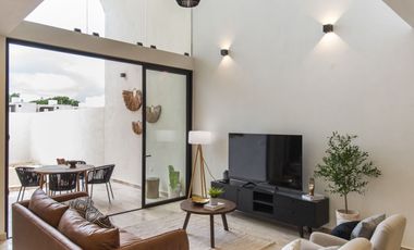 Casa en venta con doble altura  en Dzitya al norte de Mérida