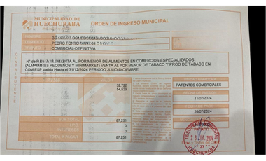 Venta Derecho de Llave, Minimarket y Alcohol