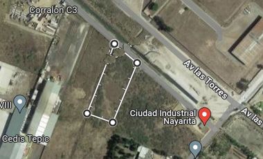 se renta terreno 5604 m2 ciudad industrial