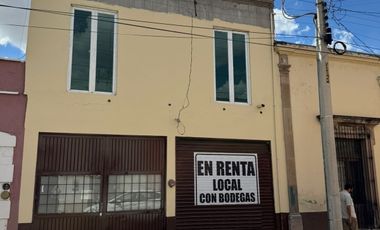 Renta Local Comercial con Bodegas