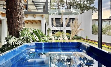 Casa en renta y venta  en Avándaro con vista al bosque y al lago