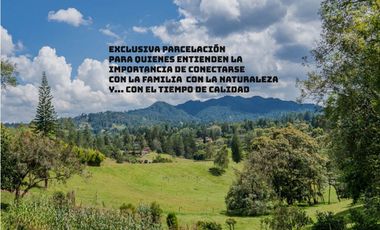 Venta lote parcelación antioquia retiro fizebad represa rebajado