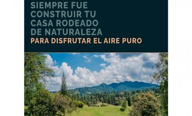 Venta lote parcelación antioquia retiro fizebad represa rebajado