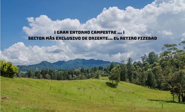 Venta lote parcelación antioquia retiro fizebad represa rebajado