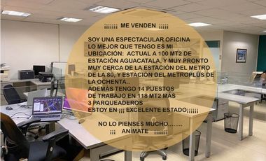 Venta local oficina Medellín poblado aguacatala recibo menor arriendo
