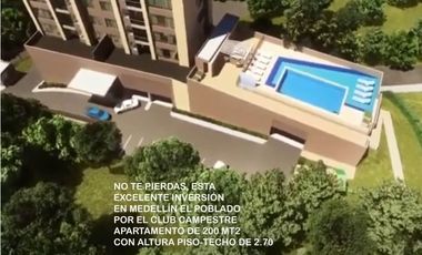 Venta Apartamento Medellín poblado lujo moderno luxury 192 mt2 vista