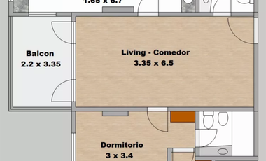 Excelente Departamento 2 Amb C/ Cochera Cubierta En Barrancas De Vicente Lopez