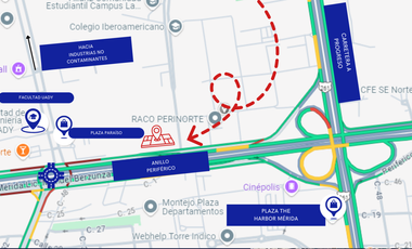 Terreno en Renta sobre el Periférico Norte en Mérida, Yucatán