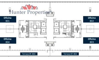 Oficina en Arriendo en Avda la Dehesa Central frente al Portal. Incluye Terraza