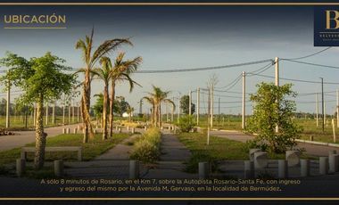 Terreno en  CAPITAN BERMUDEZ BELDEVERE