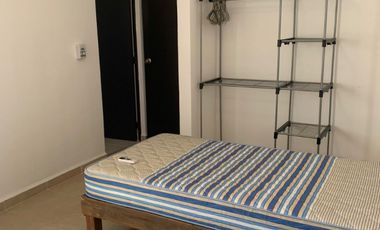 casa de 2 recámaras y 3 baños en renta en playa del carmen en real amalfi con seguridad 24hrs y casa club con gimnasio