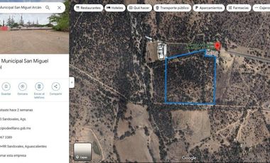 Venta de Terreno campestre, municipio el Llano  Aguascalientes