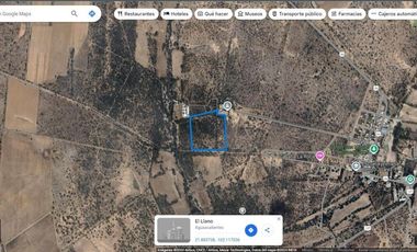 Venta de Terreno campestre, municipio el Llano  Aguascalientes