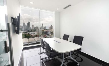 OFICINA 100M2 TOTALMENTE EQUIPADO OFFICE ONE AMOBLADA EN OBARRIO YL