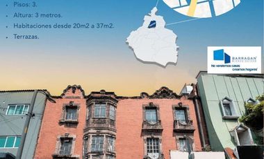 Oportunidad! Proyecto Hotel Insurgentes Sur Col Hipodromo