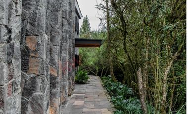 Spectacular house in Valle de Bravo, nest in a lakefront, forest lot sorrounded by natural springs.